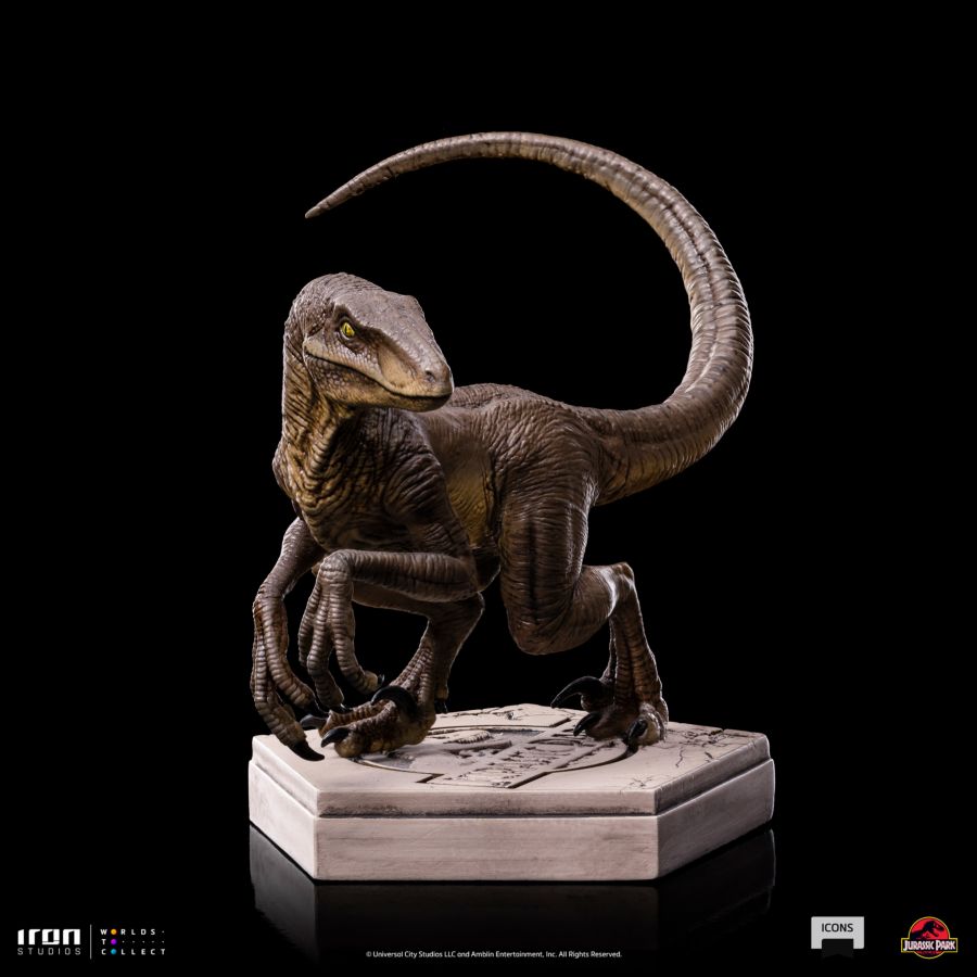 Jurassic Park - Velociraptor C Icons Statue