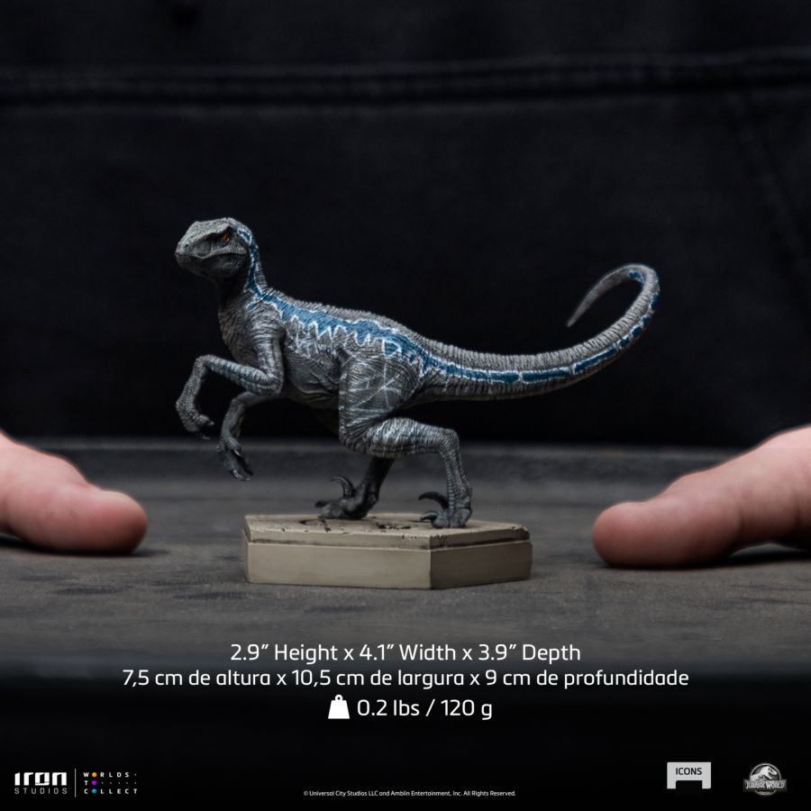 Jurassic World - Velociraptor B Blue Statue