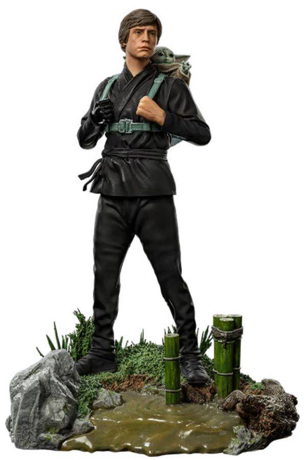 Star Wars: Book of Boba Fett - Luke and Grogu Training 1:10 Scale Statue
