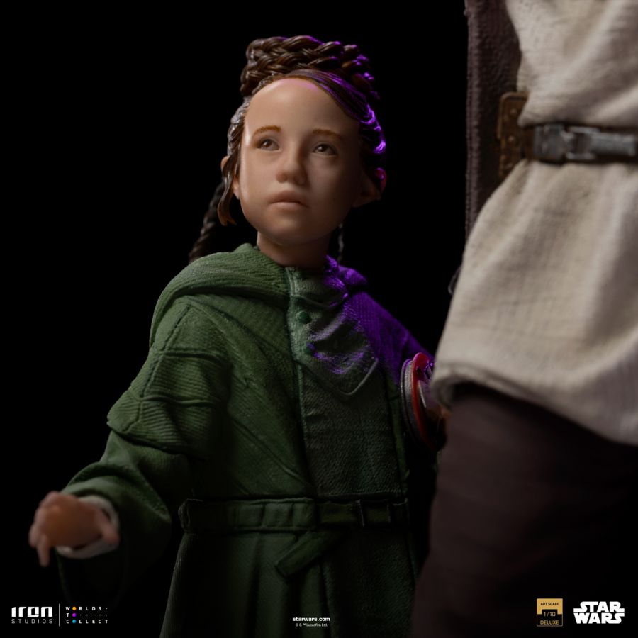 Star Was - Obi-Wan & Young Leia DLX 1:10 Statue