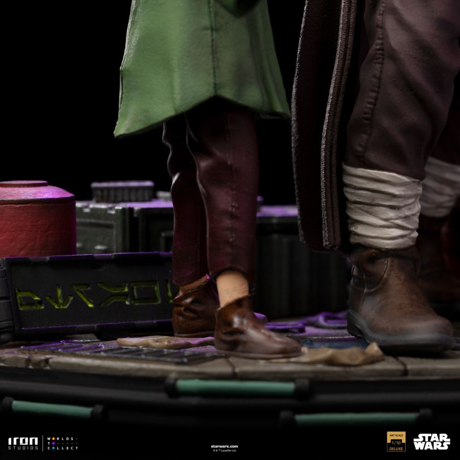 Star Was - Obi-Wan & Young Leia DLX 1:10 Statue