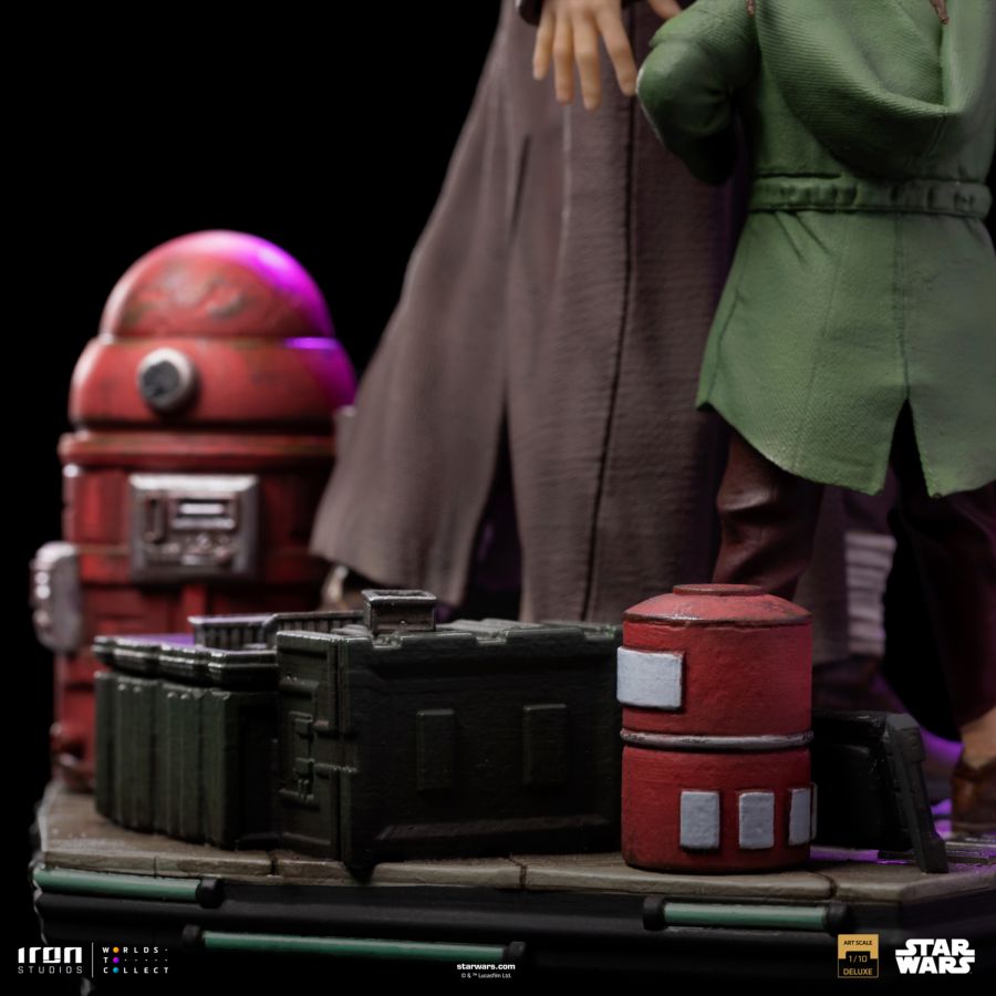 Star Was - Obi-Wan & Young Leia DLX 1:10 Statue