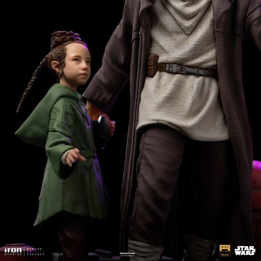Star Was - Obi-Wan & Young Leia DLX 1:10 Statue