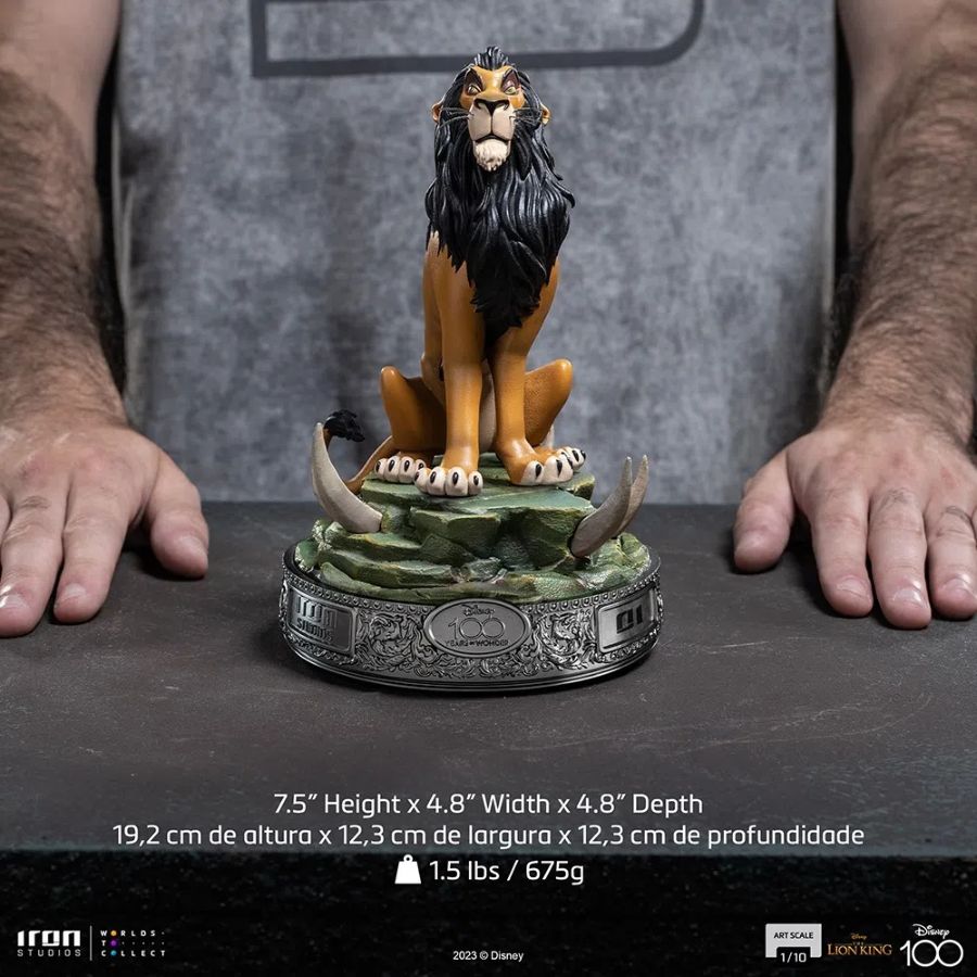 Lion King (1999) - Scar 1:10 Scale Statue