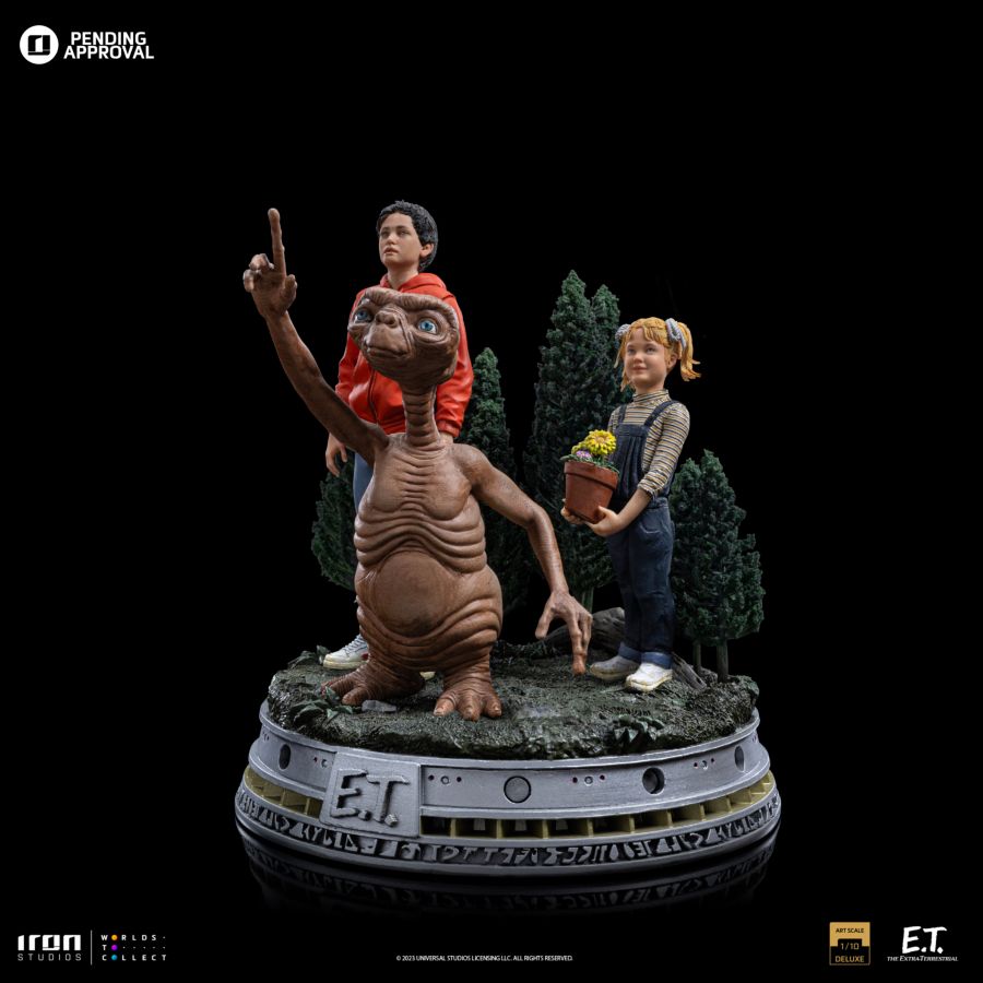 E.T. - Elliot & Gertie Deluxe 1:10 Scale Statue