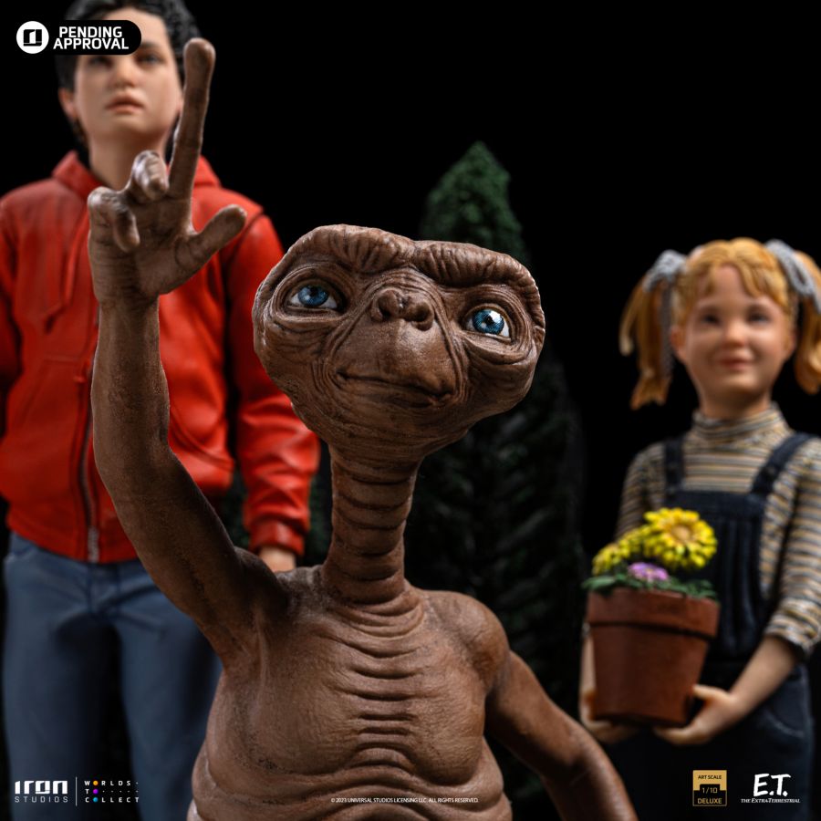 E.T. - Elliot & Gertie Deluxe 1:10 Scale Statue