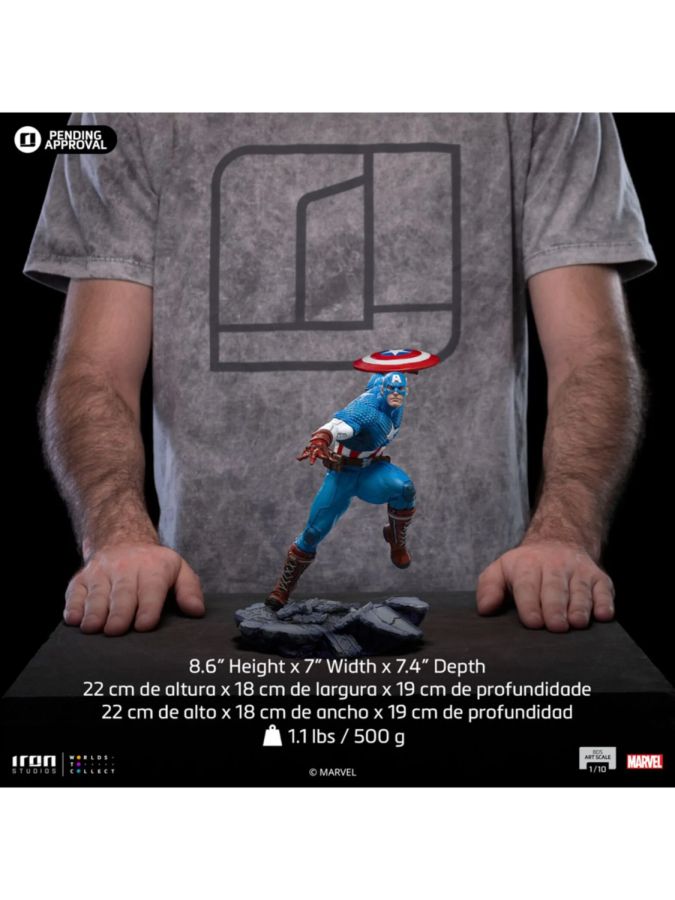 Captain America - Captain America 1:10 Scale Statue