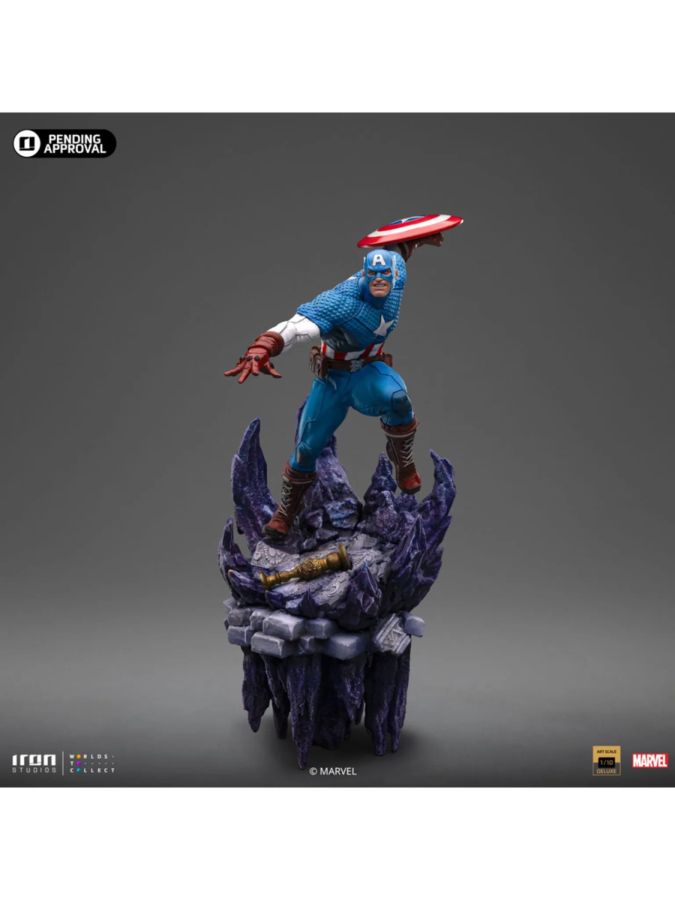 Captain America - Captain America Deluxe 1:10 Scale Statue