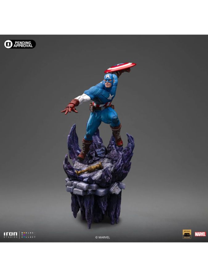 Captain America - Captain America Deluxe 1:10 Scale Statue