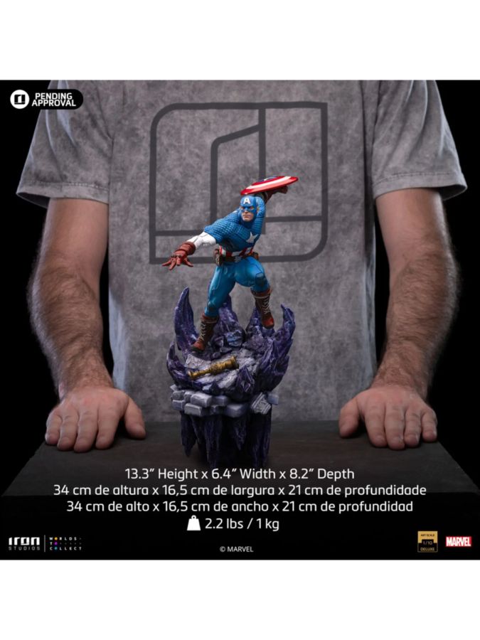 Captain America - Captain America Deluxe 1:10 Scale Statue