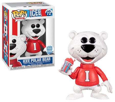 Icee - Icee Polar Bear Funko-Shop Stickered Exclusive Pop! Vinyl Ad Icons #72