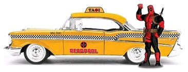 Deadpool - Chevy Yellow Taxi 1:24 Scale Hollywood Rides Diecast Vehicle - Ozzie Collectables