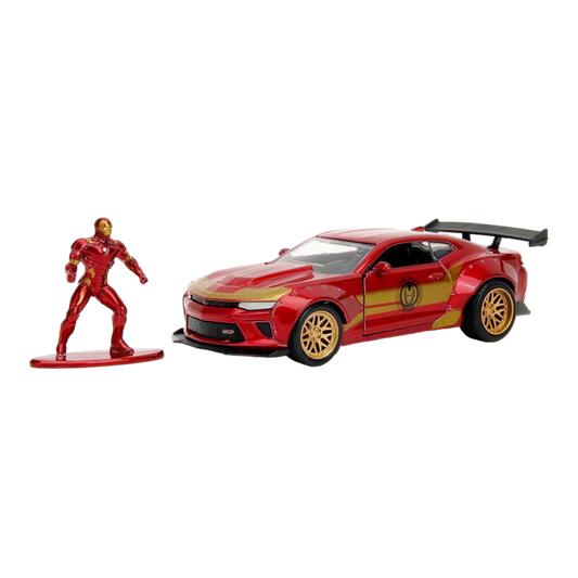 Marvel Comics - 2016 Chevy Camaro SS Widebody with Ironman 1:32 Scale Diecast Figure