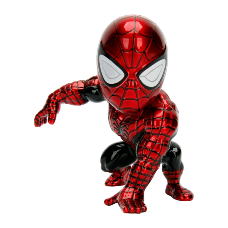 Spider-Man (comics) - Spider-Man Red / Black 4" Metals