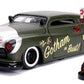 DC Bombshells - Harley Quinn 1951 Mercury 1:24 Scale Hollywood Rides Diecast Vehicle - Ozzie Collectables