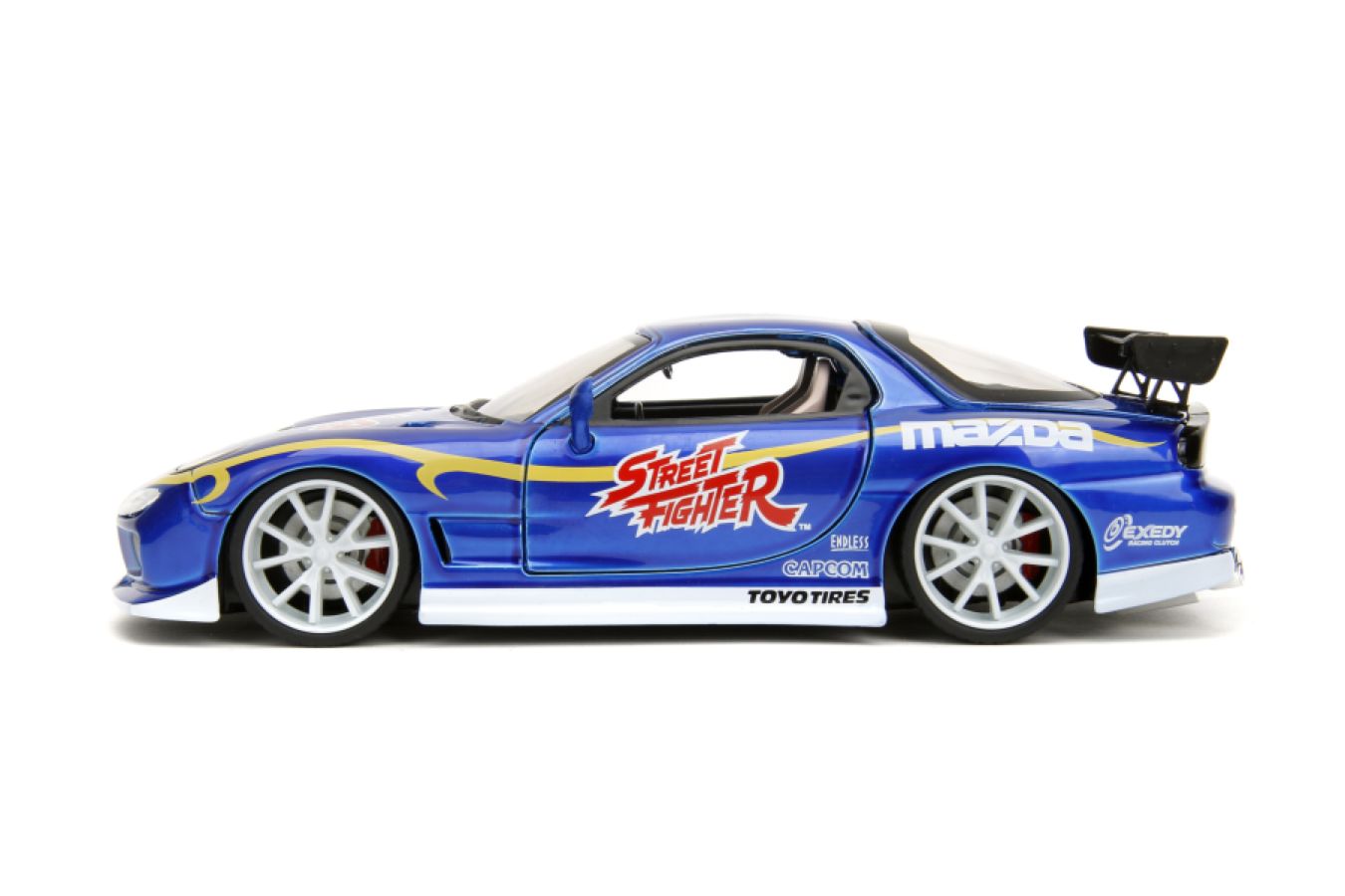 Street Fighter - Mazda RX-7 (1993) 1:24 Scale with Chun-Li Figure