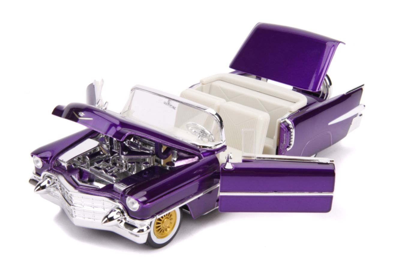 Elvis Presley - 1956 Cadillac El Dorado 1:24 with Figure Hollywood Ride