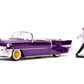 Elvis - 1956 Cadillac El Dorado 1:24 with Figure Hollywood Ride - Ozzie Collectables