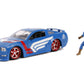 Captain America - 2006 Ford Mustang GT 1:24 Scale Hollywood Ride - Ozzie Collectables