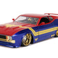 Captain Marvel - 1973 Ford Mustang Mach 1 1:24 Scale Hollywood Ride - Ozzie Collectables