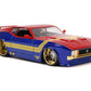 Captain Marvel - 1973 Ford Mustang Mach 1 1:24 Scale Hollywood Ride - Ozzie Collectables