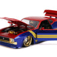 Captain Marvel - 1973 Ford Mustang Mach 1 1:24 Scale Hollywood Ride - Ozzie Collectables