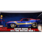 Captain Marvel - 1973 Ford Mustang Mach 1 1:24 Scale Hollywood Ride - Ozzie Collectables