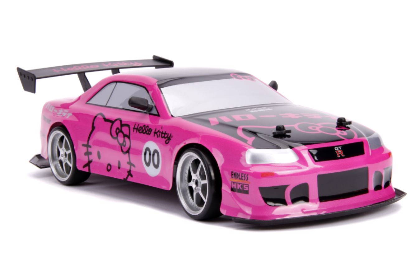 Hello Kitty - 2002 Nissan Skyline GT-R (BNR34) 1:10 Scale Remote Control Car