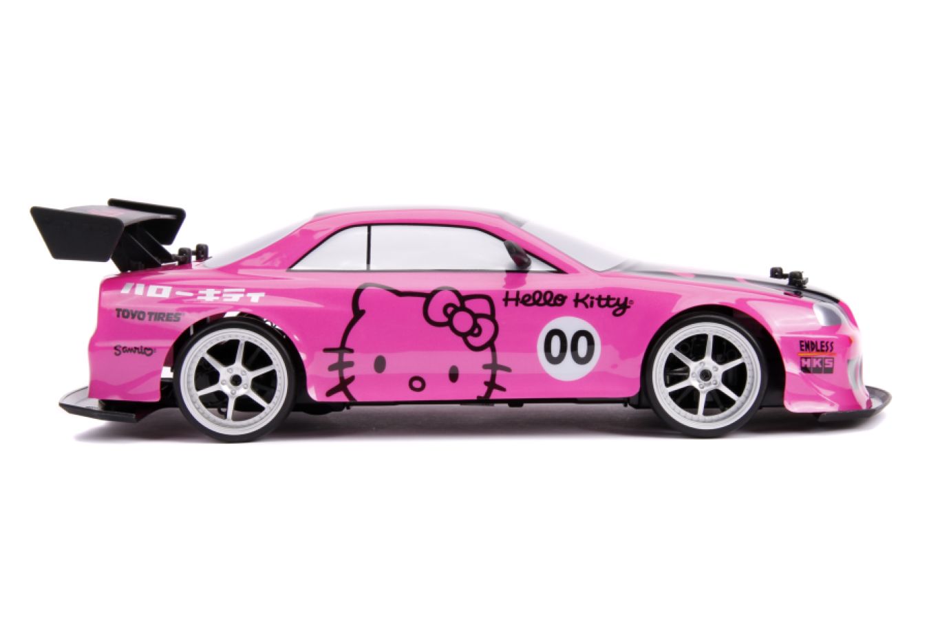 Hello Kitty - 2002 Nissan Skyline GT-R (BNR34) 1:10 Scale Remote Control Car