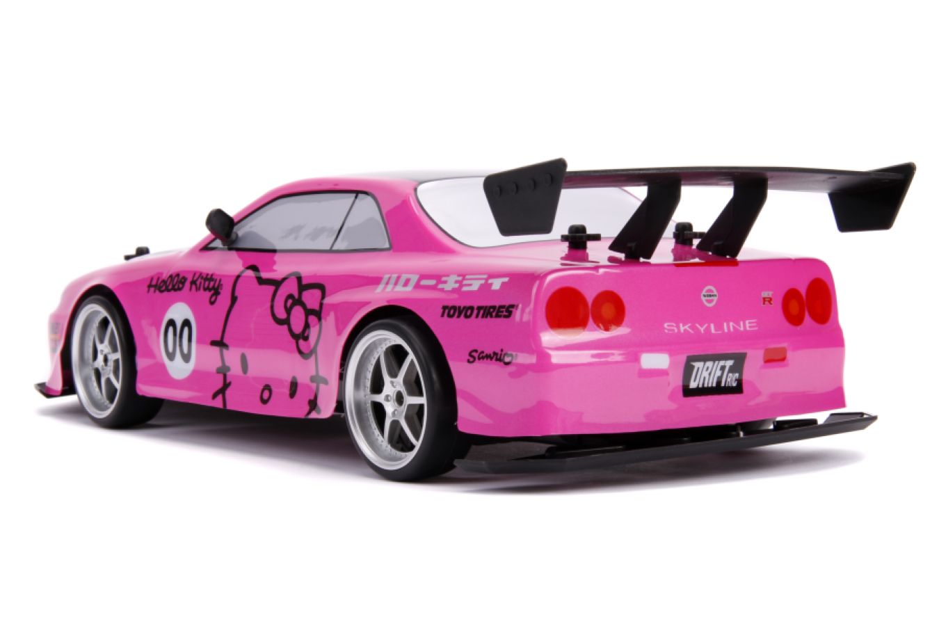 Hello Kitty - 2002 Nissan Skyline GT-R (BNR34) 1:10 Scale Remote Control Car