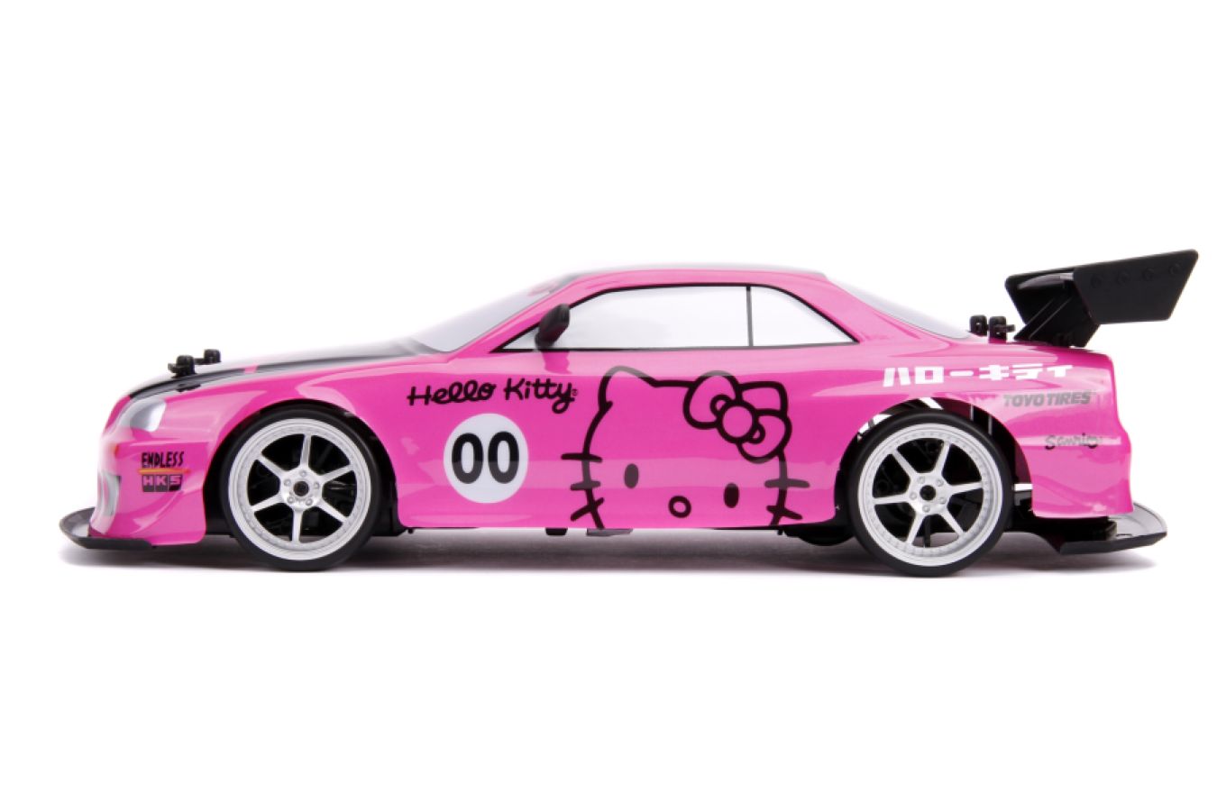 Hello Kitty - 2002 Nissan Skyline GT-R (BNR34) 1:10 Scale Remote Control Car