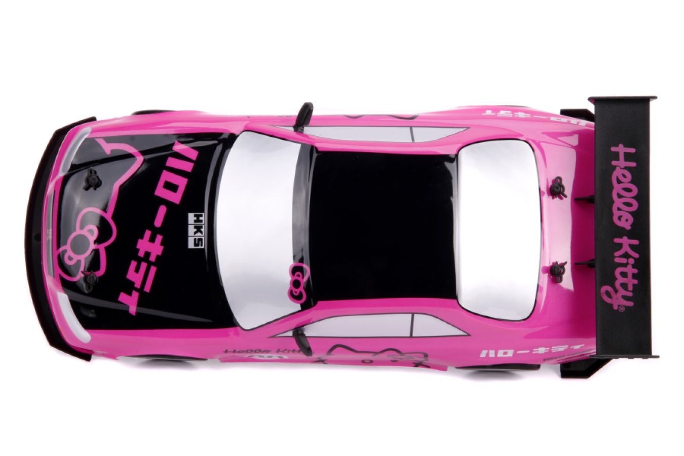 Hello Kitty - 2002 Nissan Skyline GT-R (BNR34) 1:10 Scale Remote Control Car