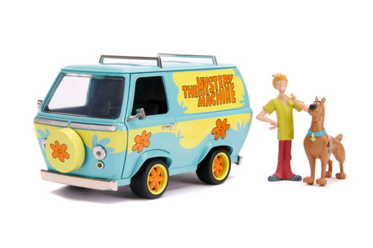Scooby Doo - Mystery Machine with Figure 1:24 Scale Hollywood Ride