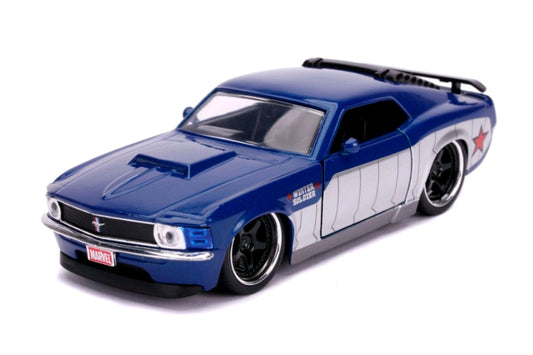 Captain America - Winter Soldier 1970 Ford Mustang 1:32 Scale Hollywood Ride - Ozzie Collectables