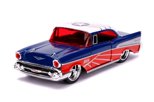 Captain America - Falcon 1957 Chevy Bel-Air 1:32 Scale Hollywood Ride - Ozzie Collectables