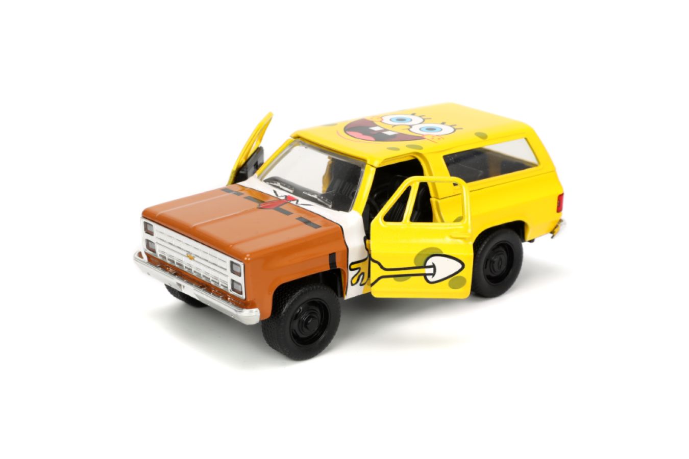 SpongeBob SquarePants - 1980 Chevy K5 Blazer with SpongeBob 1:32 Scale Hollywood Ride