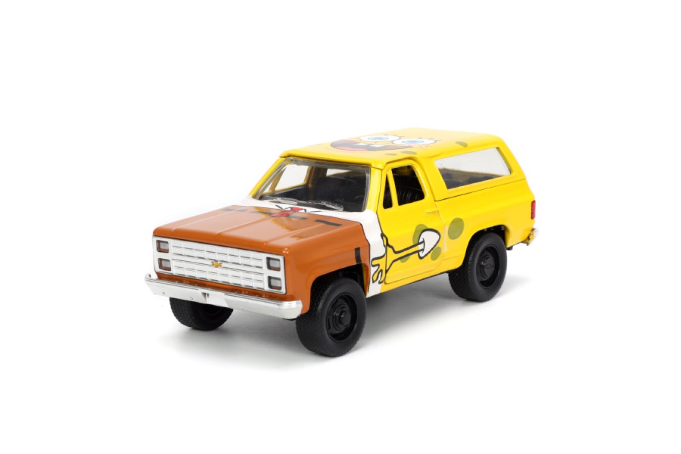 SpongeBob SquarePants - 1980 Chevy K5 Blazer with SpongeBob 1:32 Scale Hollywood Ride