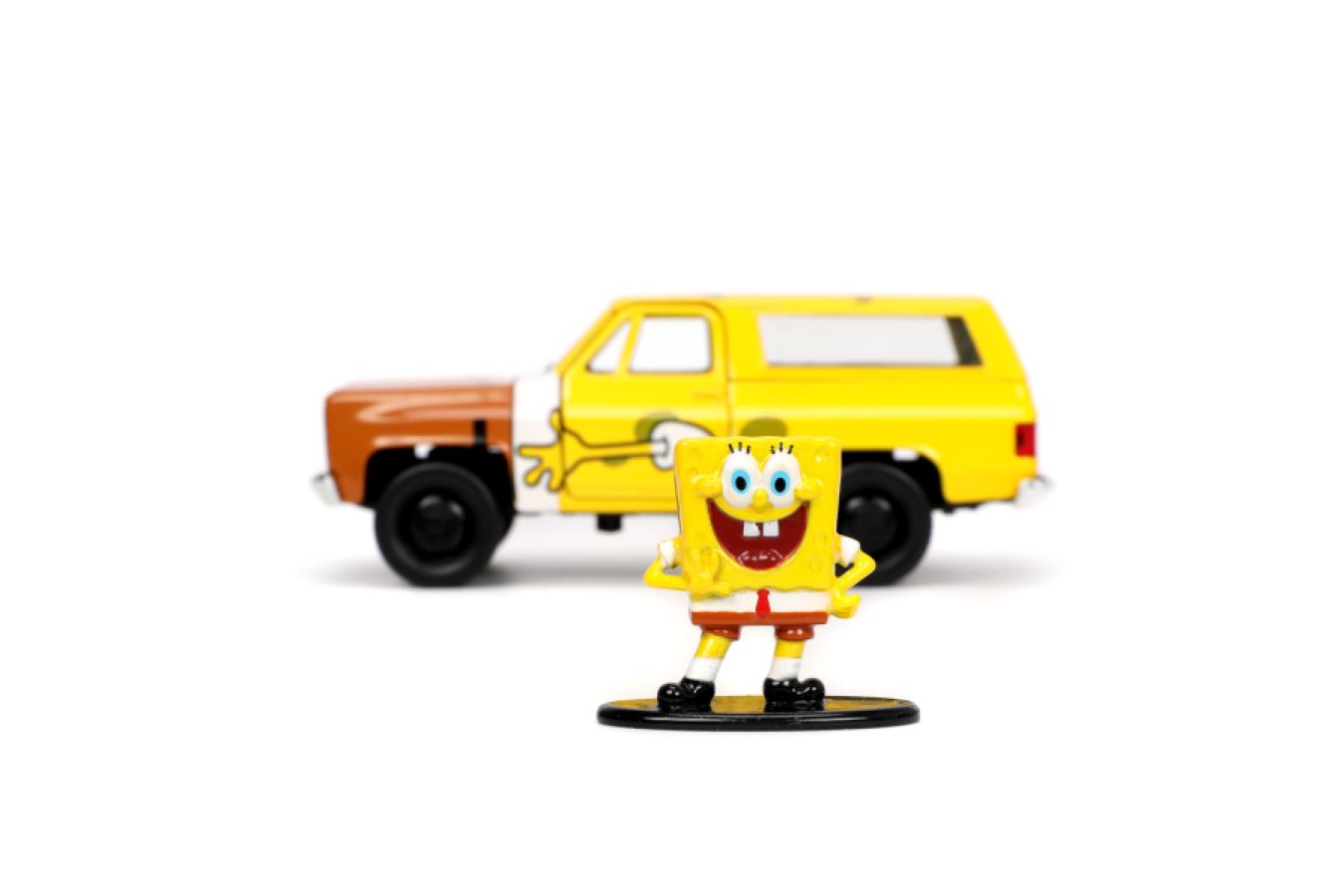 SpongeBob SquarePants - 1980 Chevy K5 Blazer with SpongeBob 1:32 Scale Hollywood Ride