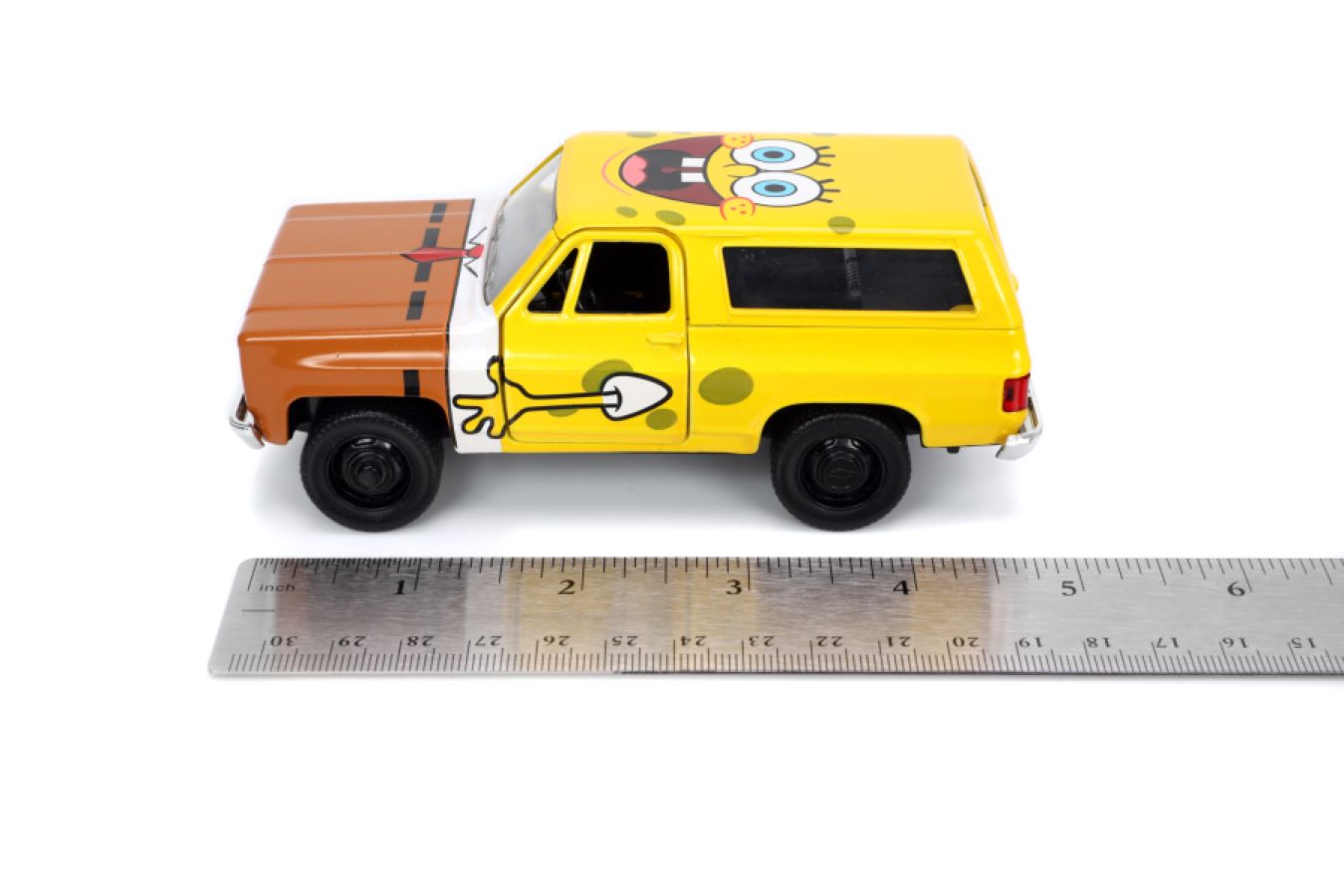 SpongeBob SquarePants - 1980 Chevy K5 Blazer with SpongeBob 1:32 Scale Hollywood Ride