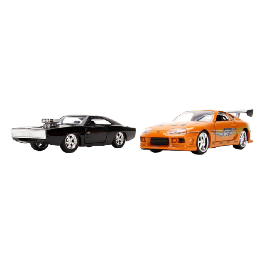 Fast & Furious - Don's Charger & Brian's Supra 1:32 Scale Diecast Hollywood Ride [Twin Pack]