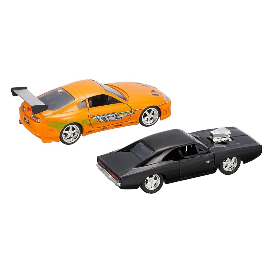 Fast & Furious - Don's Charger & Brian's Supra 1:32 Scale Diecast Hollywood Ride [Twin Pack]