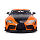 Fast and Furious 9 - 2020 Toyota Supra Metallic Orange 1:24 Scale Hollywood Ride