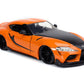 Fast and Furious 9 - 2020 Toyota Supra Metallic Orange 1:24 Scale Hollywood Ride