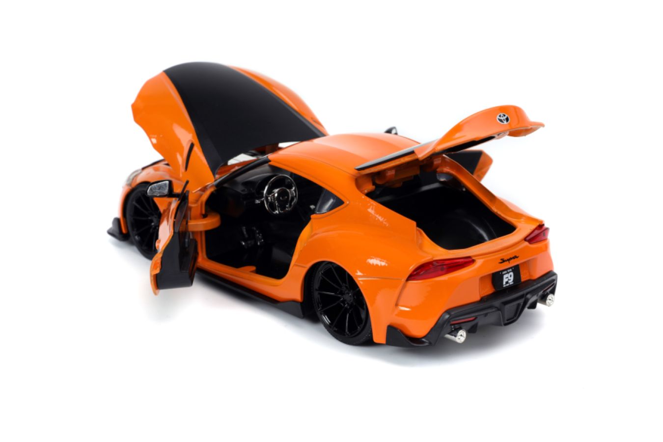 Fast and Furious 9 - 2020 Toyota Supra Metallic Orange 1:24 Scale Hollywood Ride