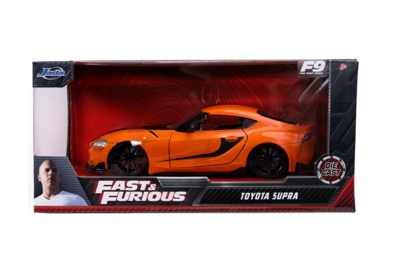Fast and Furious 9 - 2020 Toyota Supra Metallic Orange 1:24 Scale Hollywood Ride