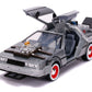 Back to the Future 3 - Time Machine Raw Metal 1:24 Scale Hollywood Ride - Ozzie Collectables