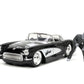Universal Monsters - Wolfman with Vehicle 1:24 Scale