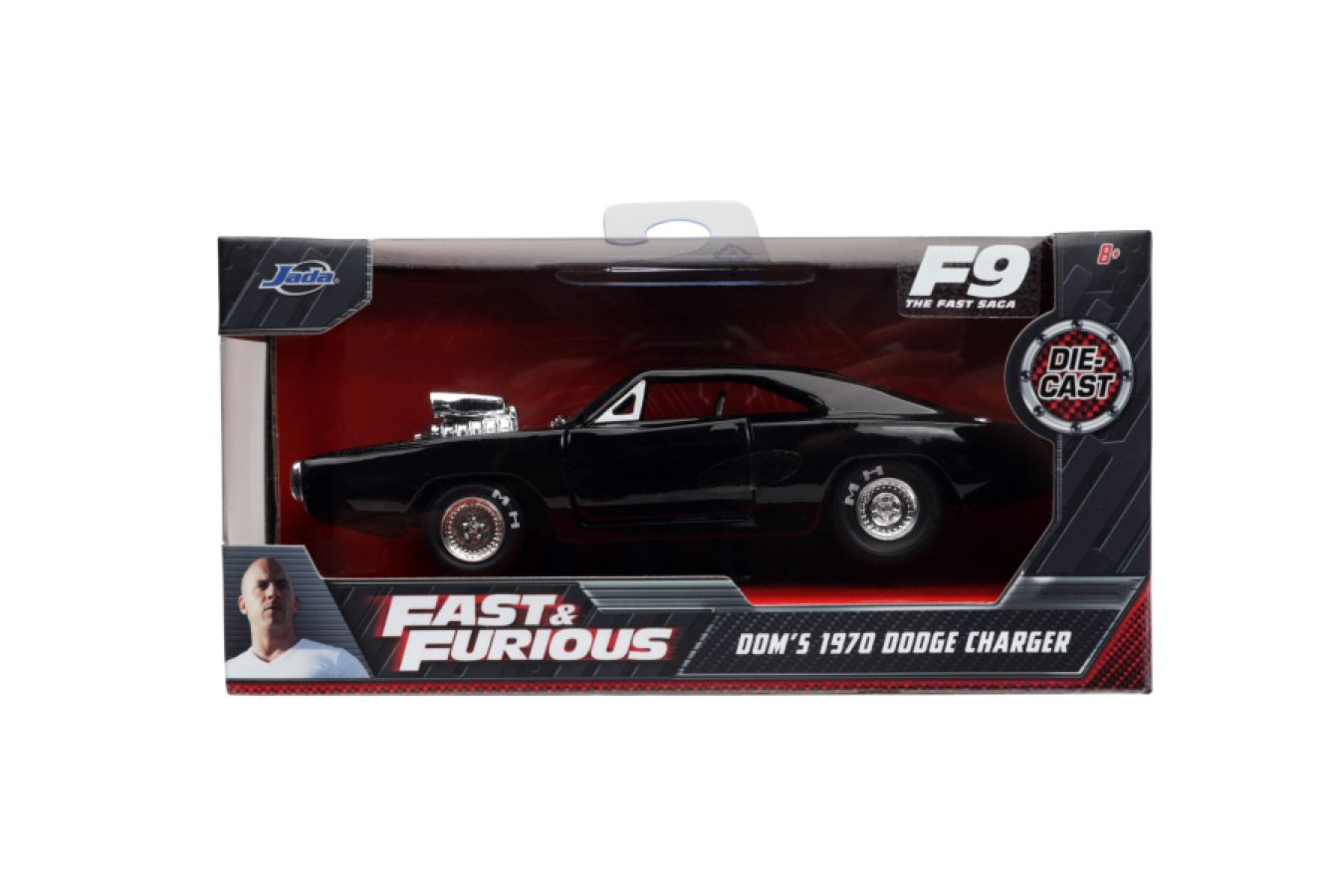 Fast and Furious 9 - 1970 Dodge Charger Black 1:32 Scale Hollywood Ride