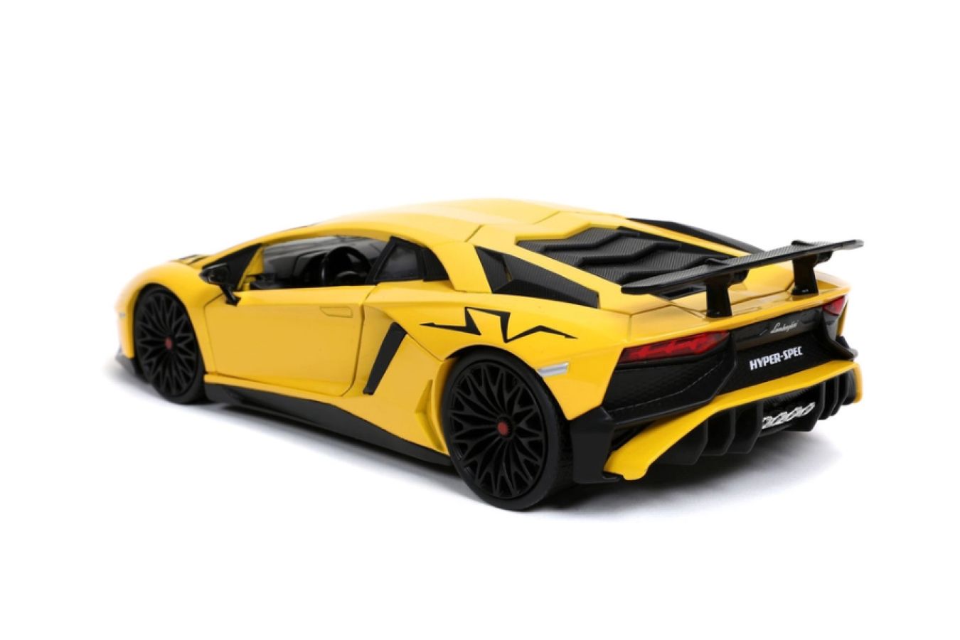 Hyperspec - 2017 Lamborghini Aventador Yellow 1:24 Scale