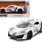 HyperSpec - Lykan Hypersport White / Camo 1:24 Scale Diecast Vehicle